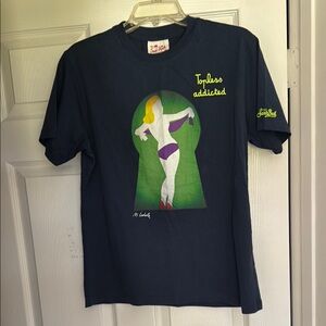 T-SHIRT WITH LODOLA PLACED PRINT AND EMBROIDERY | MARCO LODOLA SPECIAL EDITION